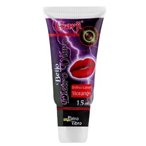 Gloss Eletro Vibro 15ml Garji - Morango
