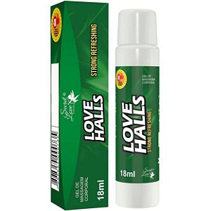 Love Halls Gel Aromatizante Bucal 18ml Segred Love - Menta