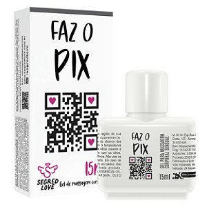 Faz O Pix Kit Com Tatuagem Temporária E Gel Ice Beijável 15ml Segred Love - Menta