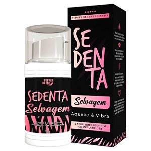 Sedenta Selvagem 15g Pepper Blend - Morango Com Champanhe