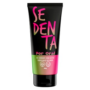 Sedenta Por Oral Gel Vibrante Com Glitter 50g Pepper Blend - Maça Do Amor
