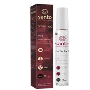 Orale Hot Gel Aromatizante 30ml Santo - Uva