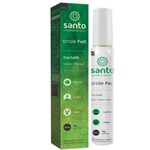 Orale Hot Gel Aromatizante 30ml Santo - Hortelã