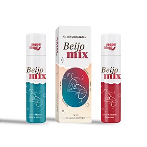 Beijo Mix Gela E Vibra Esquenta 14gr Pepper Blend