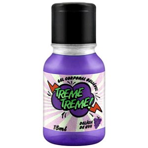 Treme Treme Gel Corporal Beijável 15ml Garji - Delícia De Uva