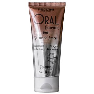 Oral Gourmet Gel Beijável Que Esquenta 45g Pessini - Coconut
