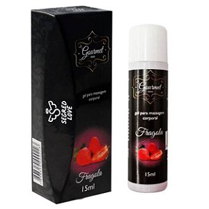 Gourmet Sexy Gel Comestível Para Sexo Oral 15ml Segred Love - Morango