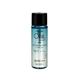 Mini Oral Gourmet Hot Gel Coméstivel 18gr Pessini - Algodão Doce