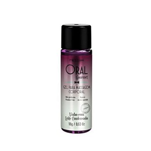Mini Oral Gourmet Hot Gel Coméstivel 18gr Pessini - Vinho Com Leite Condensado