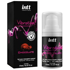 Vibration 17g Gel Beijável Com Efeito Vibrante Intt - Chocolate