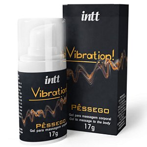 Vibration 17g Gel Beijável Com Efeito Vibrante Intt - Pessego