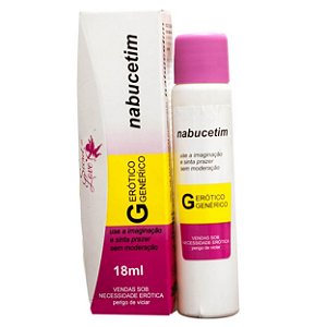 Nabucetim Gel Beijável Morango 18ml Segred Love - Morango