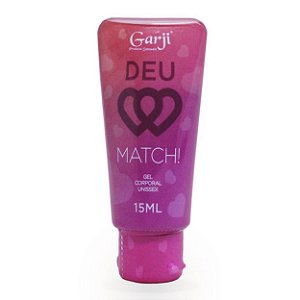 Deu Match Gel Comestível Excitante Unissex 15ml Garji