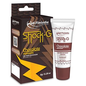 Shock G Excitante Unissex Bisnaga 8g La Pimienta - Chocolate