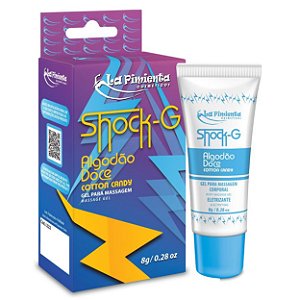 Shock G Excitante Unissex Bisnaga 8g La Pimienta - Algodão Doce
