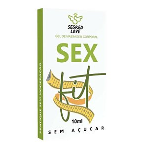 Sex Fit Gel Lubrificante Esquenta E Esfria Em Sachê 10ml Segred Love