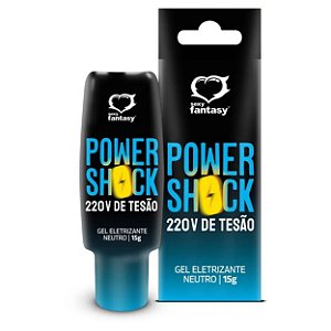 Power Shock 220v De Tesão Eletrizante Gel 15g Sexy Fantasy