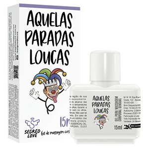 Aquelas Paradas Loucas Kit Com Tatuagem Temporária E Gel Vasodilatador 15ml Segred Love