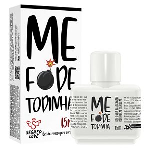 Me Fode Todinha Kit Com Tatuagem Temporária E Gel Dessensibilizante 15ml Segred Love