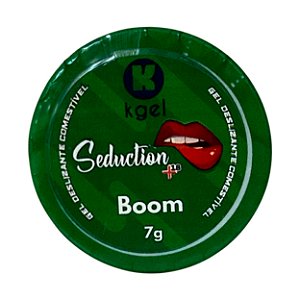Seduction +18 Boom Gel Deslizante Comestível 7g K Gel