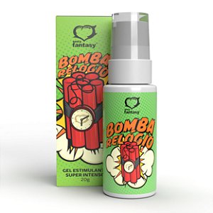 Bomba Relógio Gel Estimulante Super Intenso 20g Sexy Fantasy