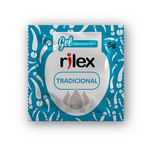 Gel Lubrificante Unitário Tradicional Em Sachê 5g Rilex
