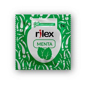 Gel Lubrificante Com Aroma De Menta Unitário Em Sachê 5g Rilex - Menta