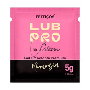 Sachê Gel Umectante Premium Lub Pro By Calianer 5g Feitiços Aromaticos - Morango Com Chantilly