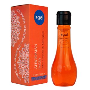 óleo Corporal Afrodisian índia 60ml Kgel - Índia
