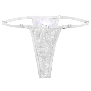 Tanga Led Pisca Pisca Com Lacinho Diversão Ao Cubo - Branco - M