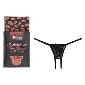 Calcinha Aromatizada Vem Beijar êxtase - Chocolate
