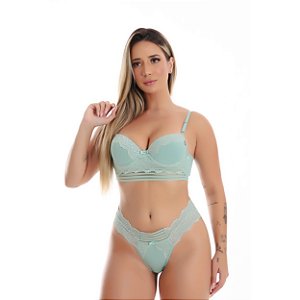 Lingerie Conjunto Livia Patitex - Verde - M