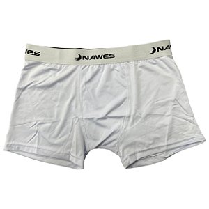 Cueca Boxer Adulto Em Microfibra Nawes - Branco - M