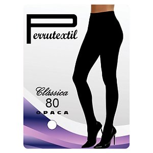 Meia Classica Fio 80 Opaca Perrutextil - Branco - G