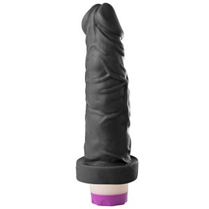 Pênis Vibrador 16.5 X 4,2 Cm Soulsex - Preto