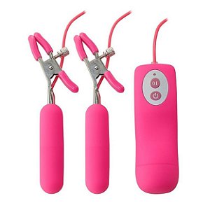Prendedor De Mamilos Com Vibro Aphrodisia Lf Import