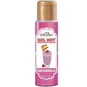 Gel Comestível Hot 35ml Hot Flowers - Espanhola