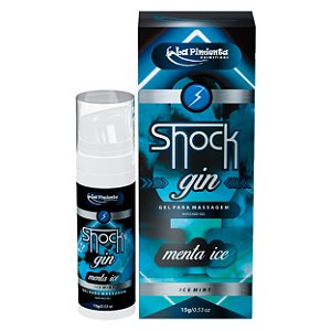 Shock Gin Gel Vibrador Líquido Excitante De Alta Potência 15g La Pimienta - Menta Ice