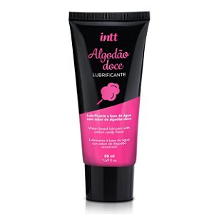 Lubrificante a Base De água Beijável Algodão Doce 50ml Intt - Algodão Doce