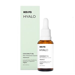 Hyalo Coconut Oil 20ml óleo Hidratante Corporal Kalya