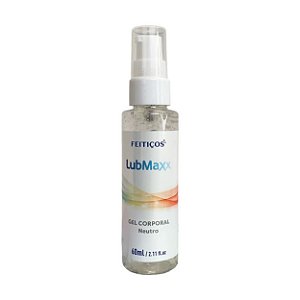 Lubmaxx Gel Lubrificante Neutro 60ml Feitiços