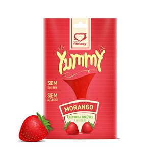 Calcinha Solúvel Comestivel Yummy Sexy Fantasy - Morango