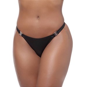 Calcinha Fio Dental Linha Madame-x Dominatrixxx - Preto