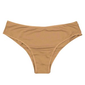 Calcinha Microfibra Lisa Modelo Tanga Com Lateral Fina Rexton - Chocolate - M