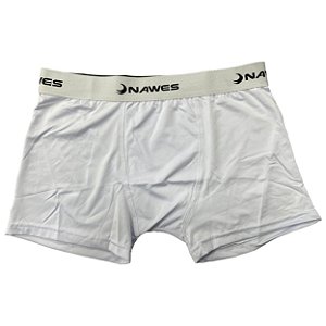Cueca Boxer Adulto Em Microfibra Nawes - Branco - P