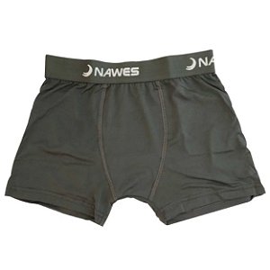Cueca Boxer Adulto Em Microfibra Nawes - Grafite - P