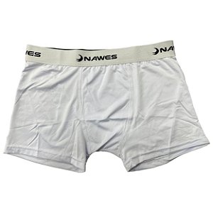Cueca Boxer Adulto Em Cotton Nawes - Branco - GG