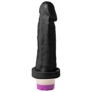 Pênis Vibrador 19 X 4,5 Cm Soulsex - Preto