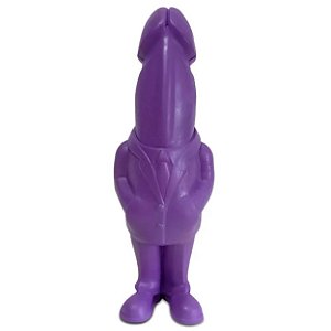 Pênis de Borracha Personagem Execupinto Diversão Ao Cubo - Roxo