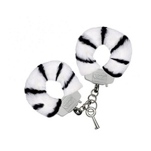 Algema Em Metal Com Pelúcia La Pimienta - Zebra